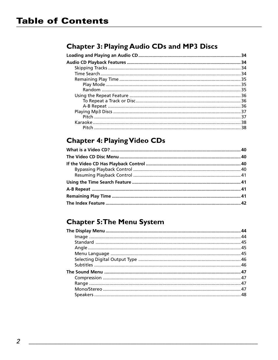 GE GE1101P User Manual | Page 4 / 66