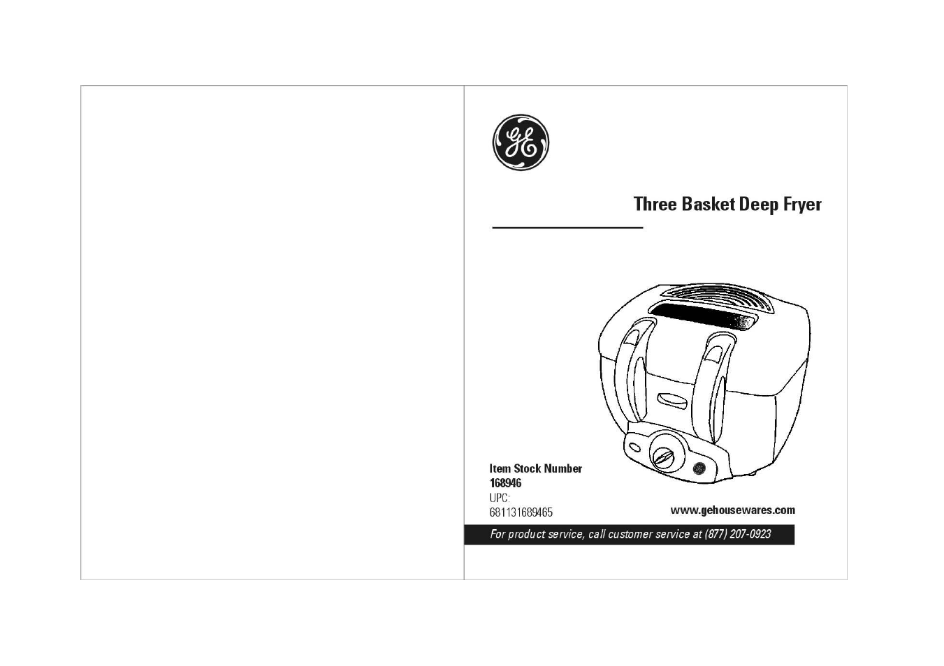 GE 681131689465 User Manual | 8 pages