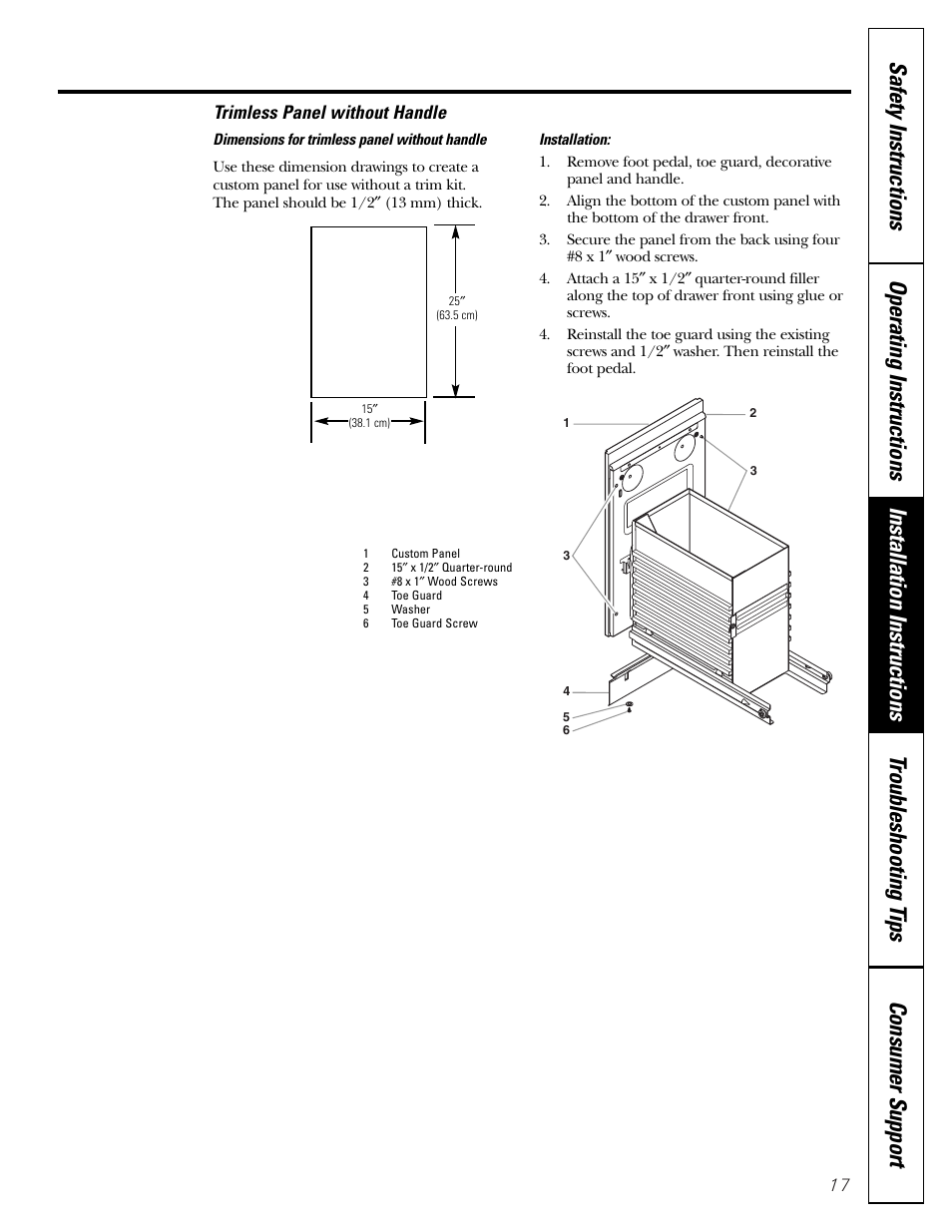 GE GCG1540 User Manual | Page 17 / 20