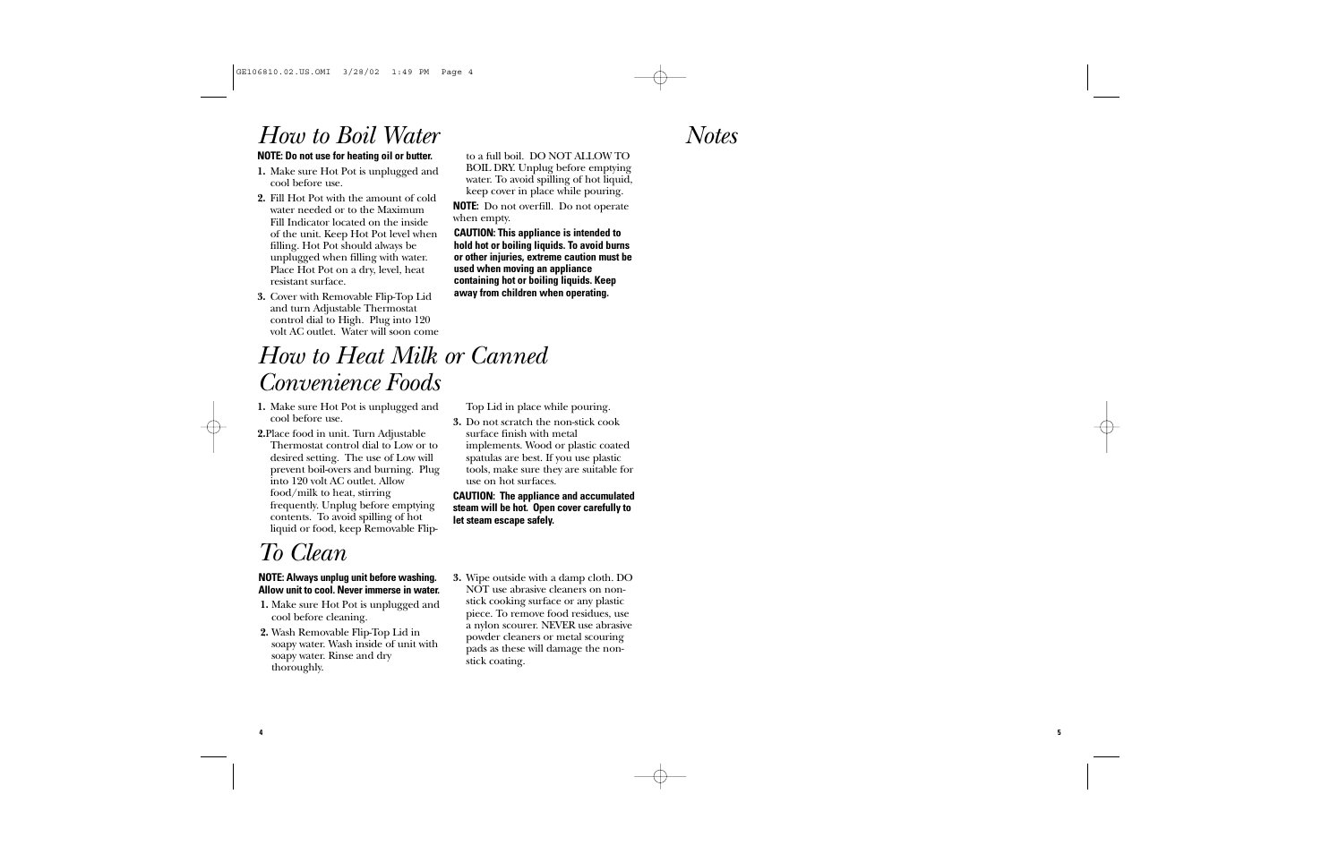 GE 106810 User Manual | Page 3 / 7