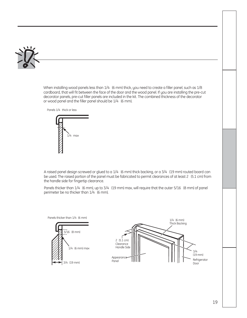 Trim kits and panels, Trim kits and decorator panels, Before you begin | GE 200D8074P050 User Manual | Page 19 / 132