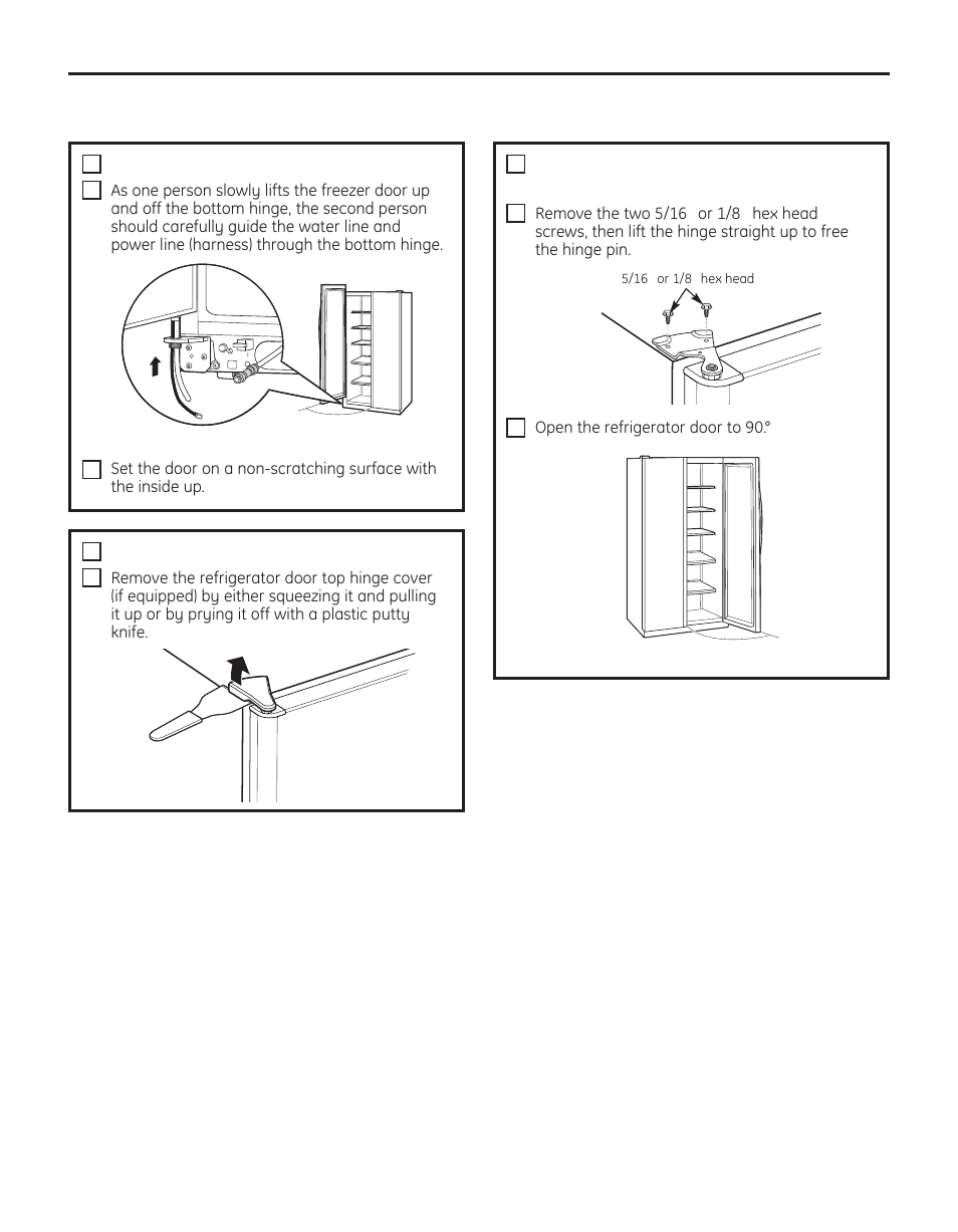 Installation instructions moving the refrigerator | GE 200D8074P050 User Manual | Page 26 / 132