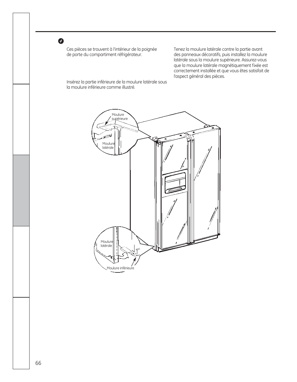Installation des panneaux de porte | GE 200D8074P050 User Manual | Page 66 / 132