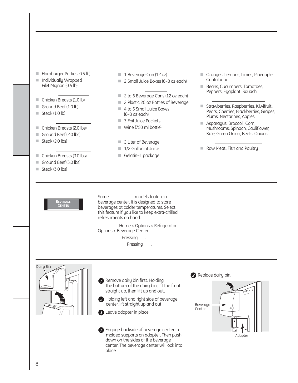 About customcool, On some models) | GE 200D8074P050 User Manual | Page 8 / 132