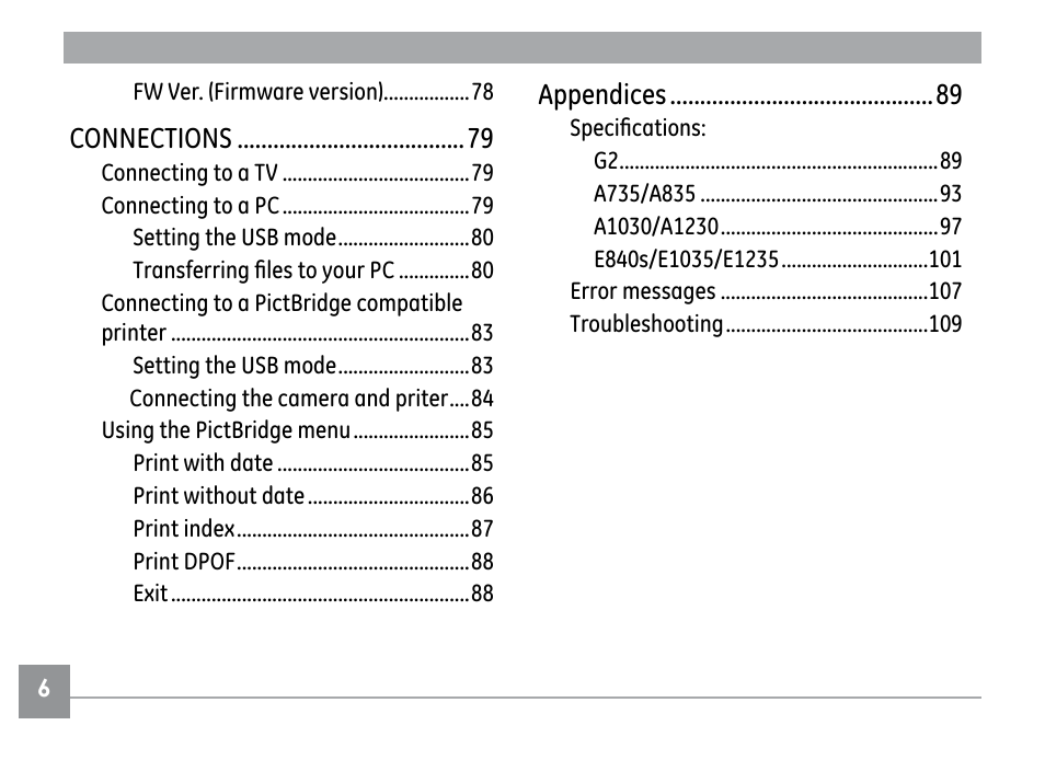 GE G SERIES E840S User Manual | Page 10 / 115