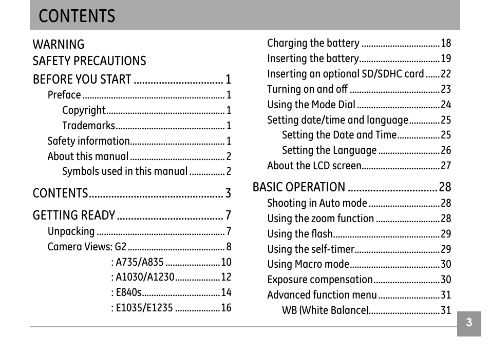 GE G SERIES E840S User Manual | Page 7 / 115