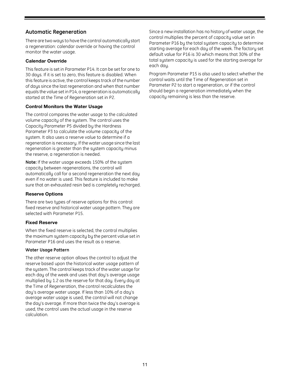 GE Autotrol Performa ProSoft 960 Series User Manual | Page 11 / 32