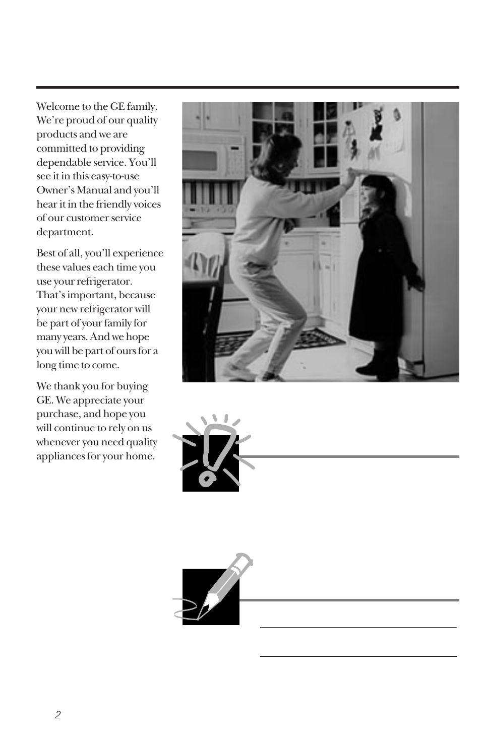 Important | GE 162D3941P005 User Manual | Page 2 / 112
