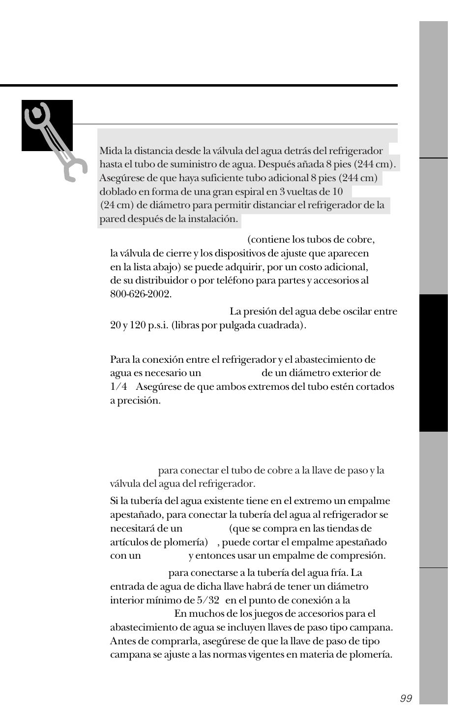 Lo que se necesita | GE 162D3941P005 User Manual | Page 99 / 112