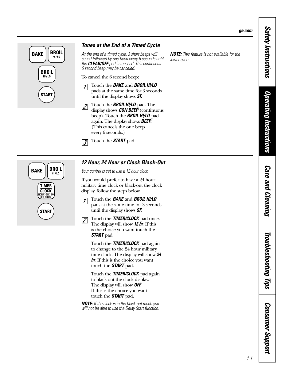 GE JRP28 User Manual | Page 11 / 28