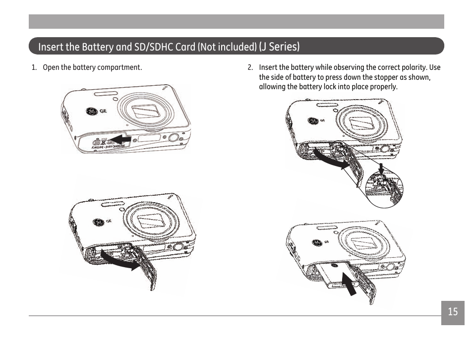 J series) | GE A Series : A1255 User Manual | Page 18 / 93