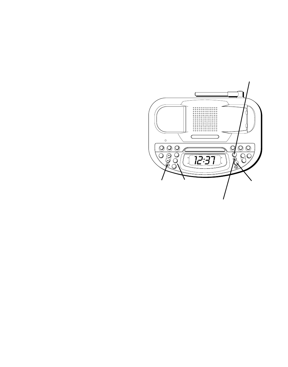 Using the preset stations, Wake alarms, Setting the wake time | Sing, Reset, Tations, Larms, Etting | GE 26980 User Manual | Page 11 / 64