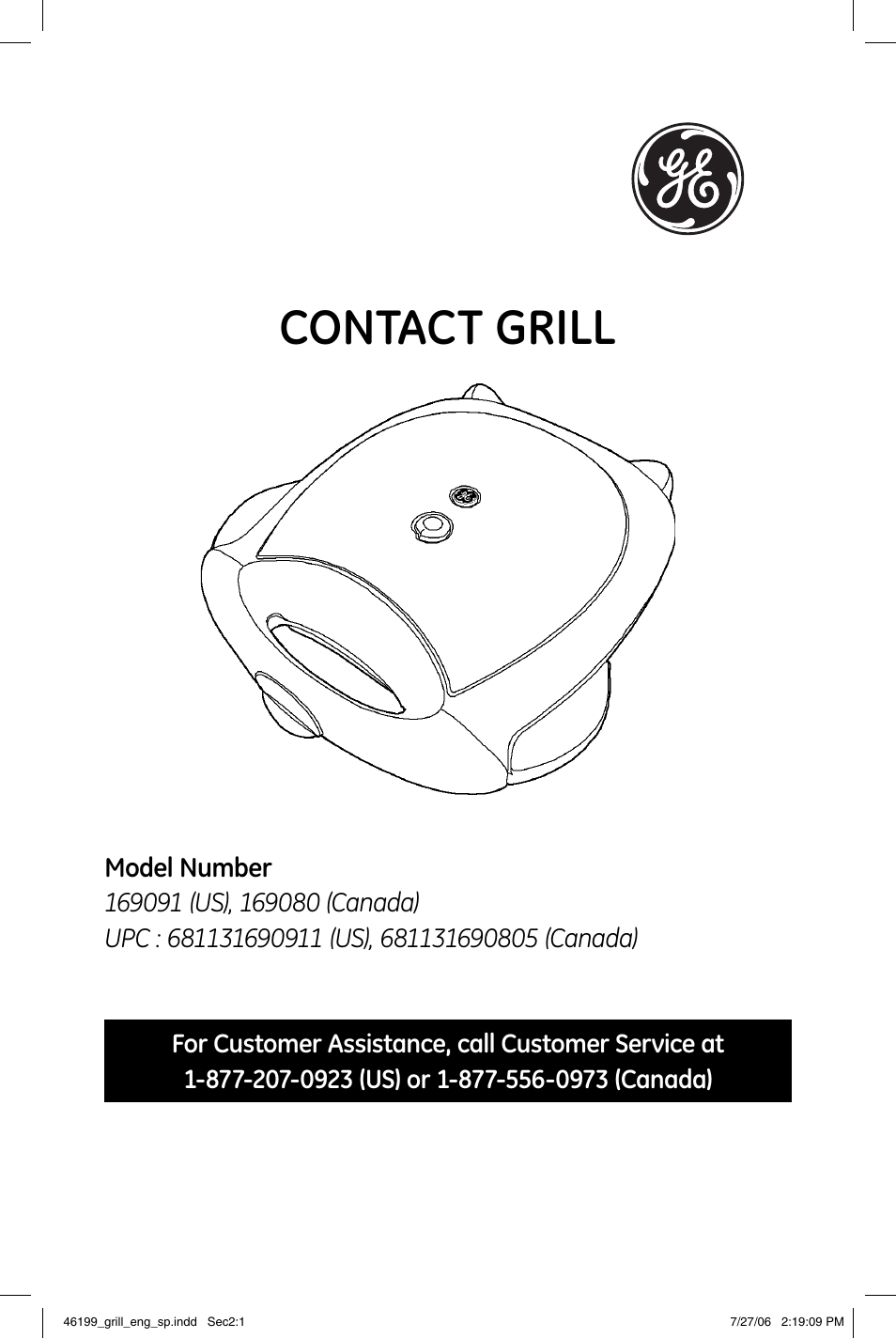 GE 681131690805 User Manual | 6 pages