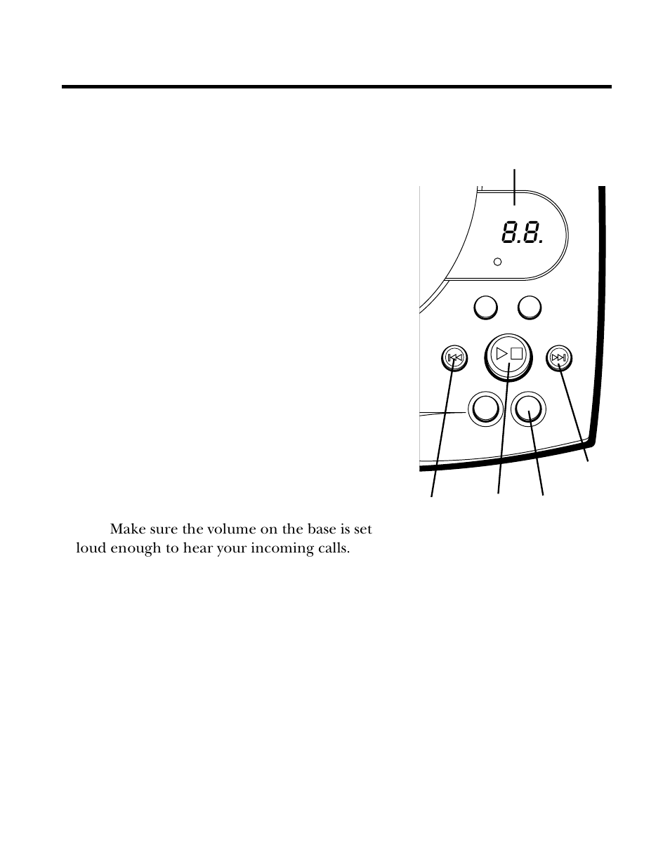 Messages indicator, Screening calls from the base, Answering machine operation | Essages, Ndicator, Creening, Alls, From, Base, Nswering | GE 26993 User Manual | Page 26 / 96