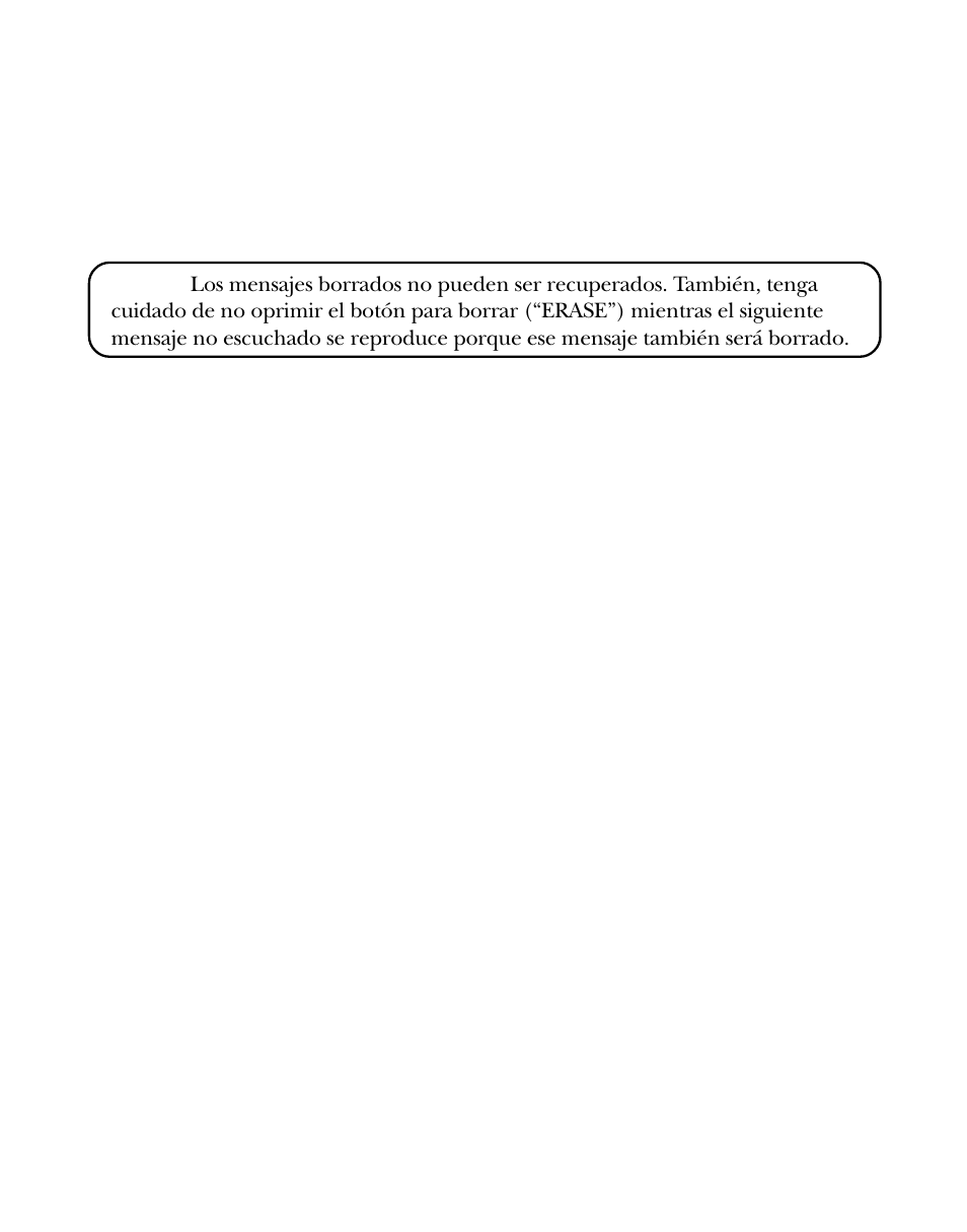 Para dejar un recado | GE 26993 User Manual | Page 76 / 96