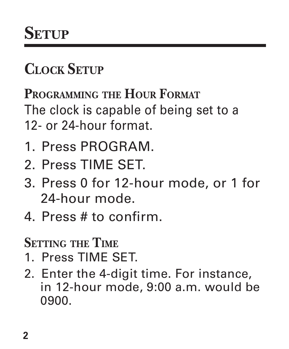 GE 2-9451 User Manual | Page 2 / 30