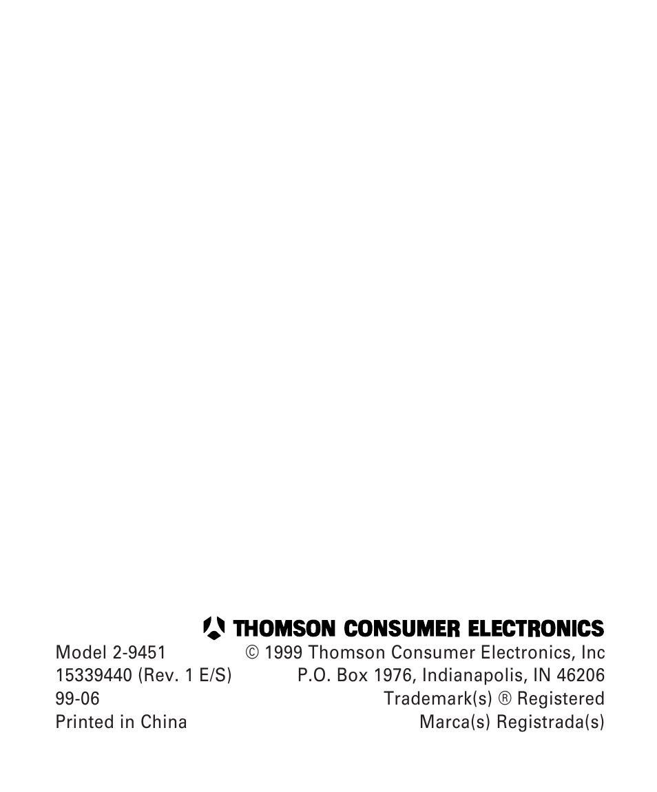 GE 2-9451 User Manual | Page 30 / 30