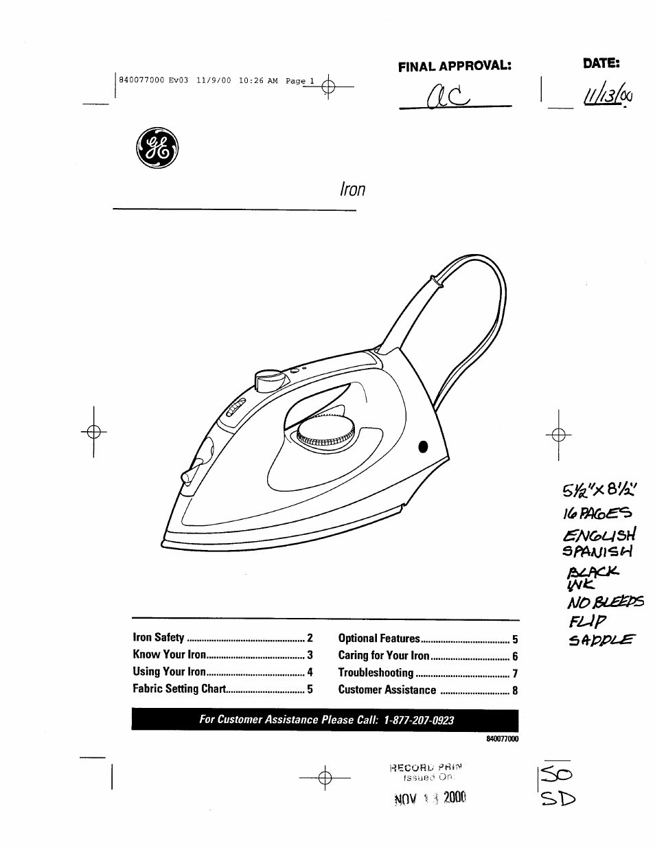 GE 106761 User Manual | 16 pages