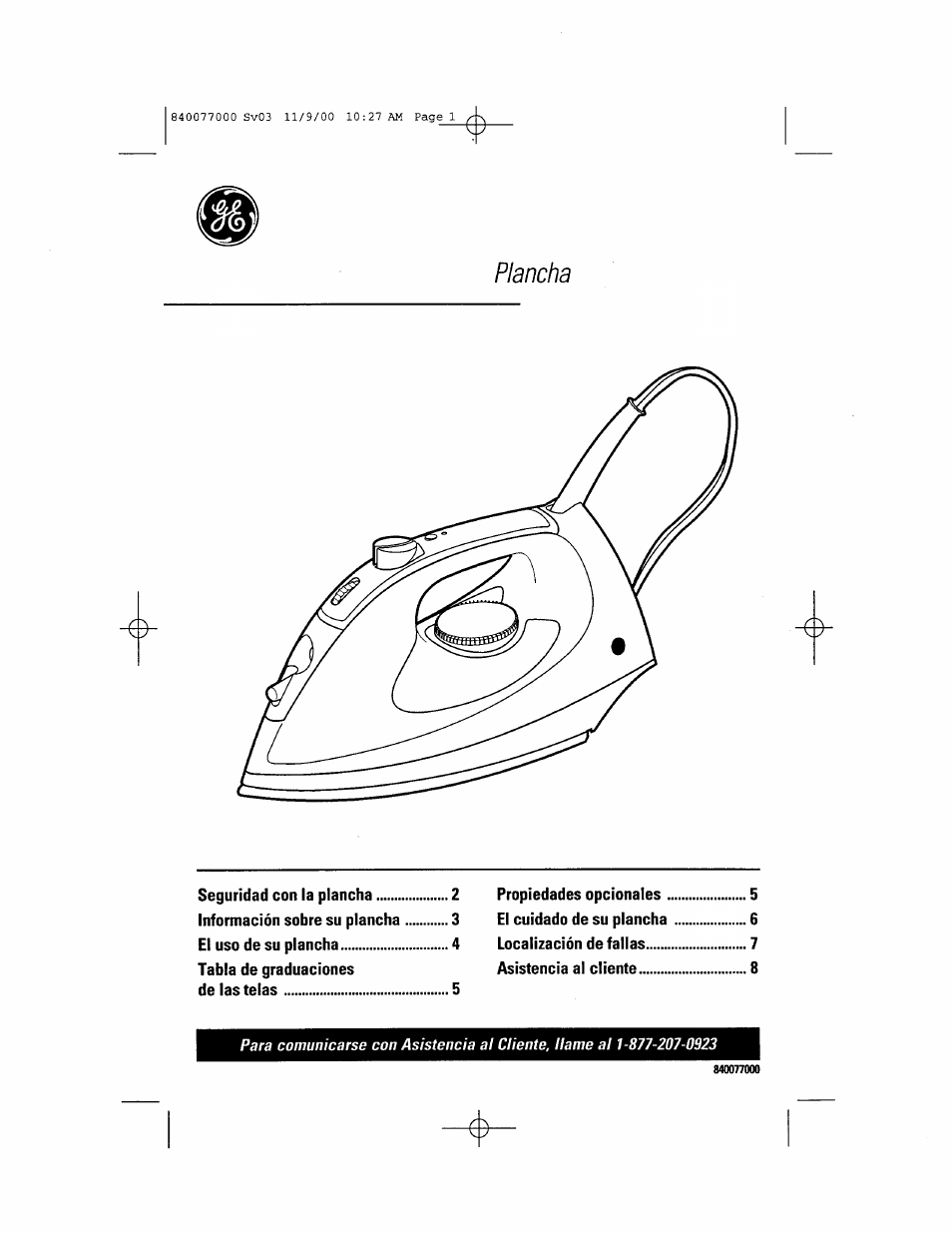Plancha | GE 106761 User Manual | Page 9 / 16