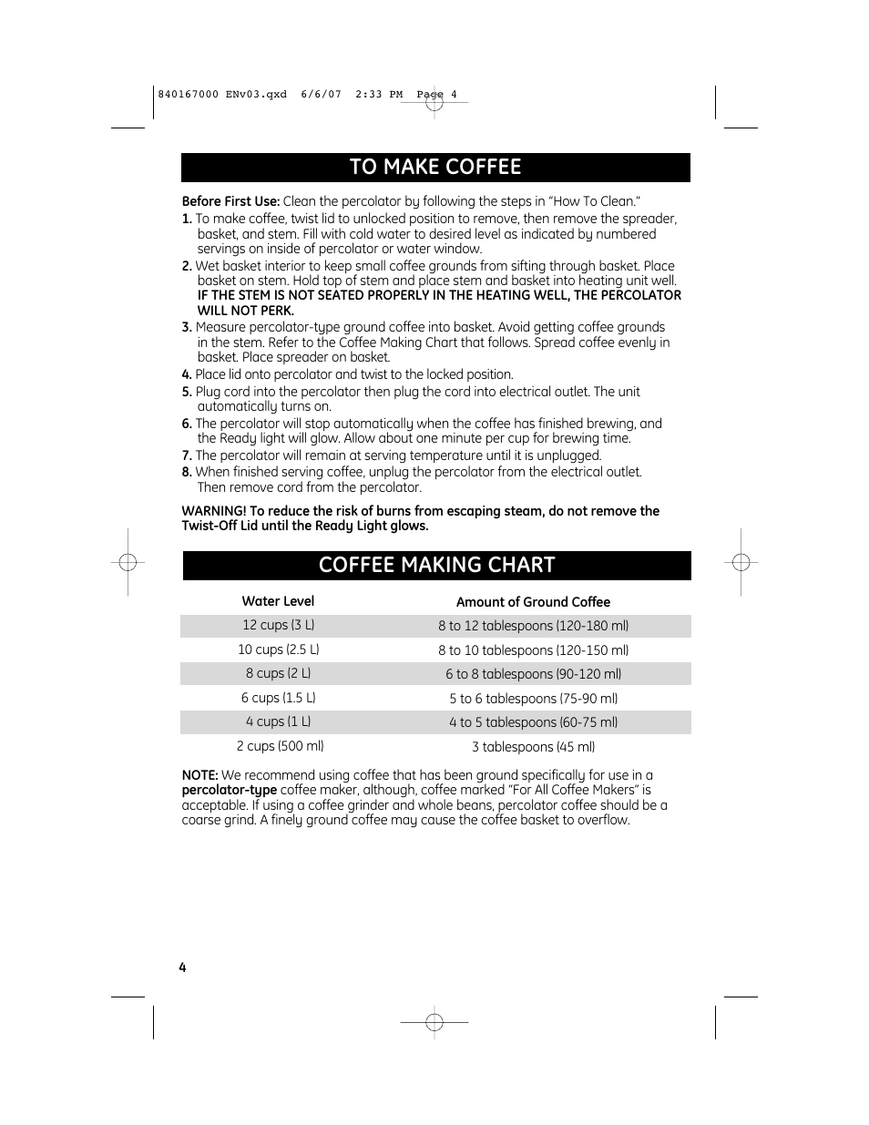 GE 840167000 User Manual | Page 4 / 6