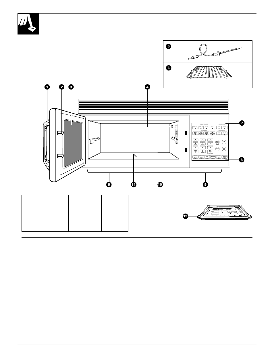 Features, Cooking complete reminder, 10 features of your oven | Do not use for microwave-only cooking, Use probe), Off-on | GE 49-8627 User Manual | Page 10 / 36