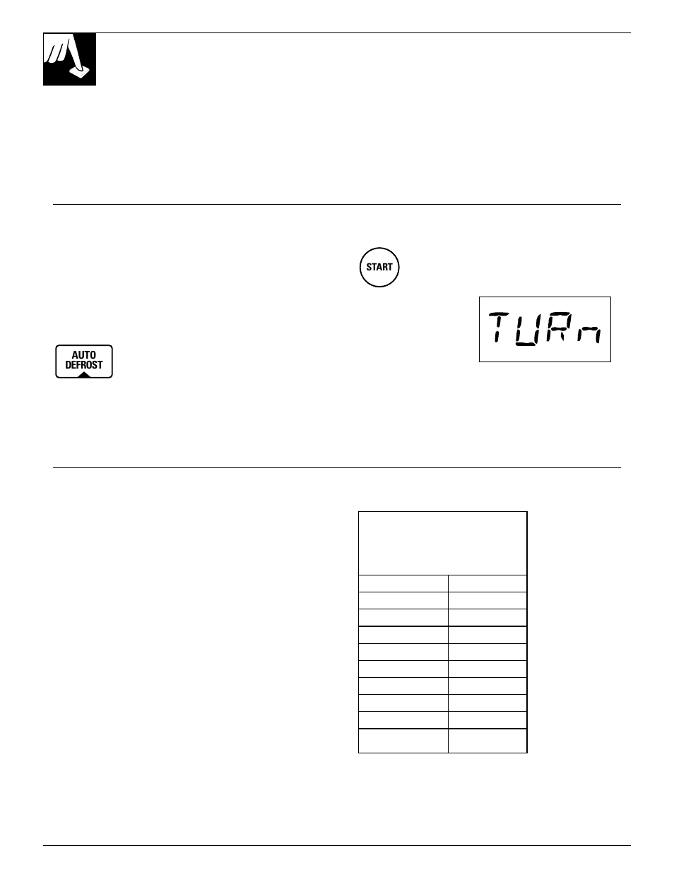 Auto defrost, Auto defrost , 19 | GE 49-8627 User Manual | Page 18 / 36