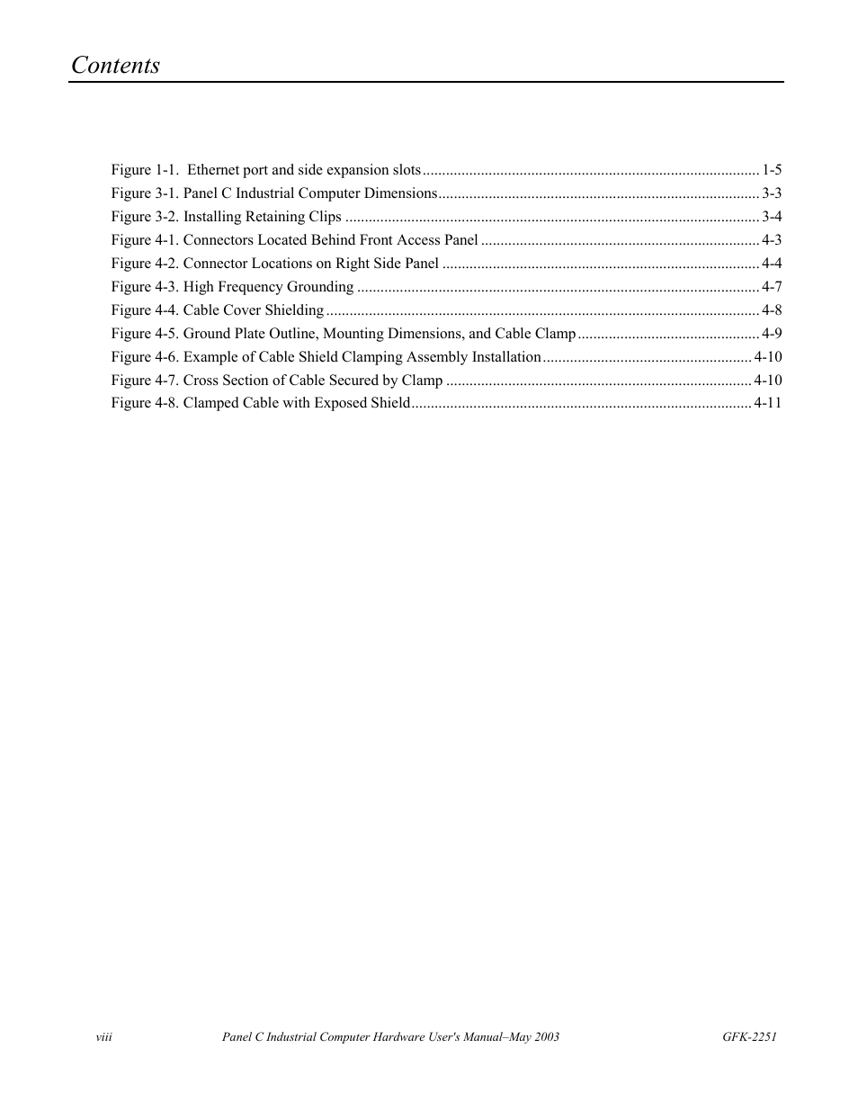 GE Panel C GFK-2251 User Manual | Page 8 / 62