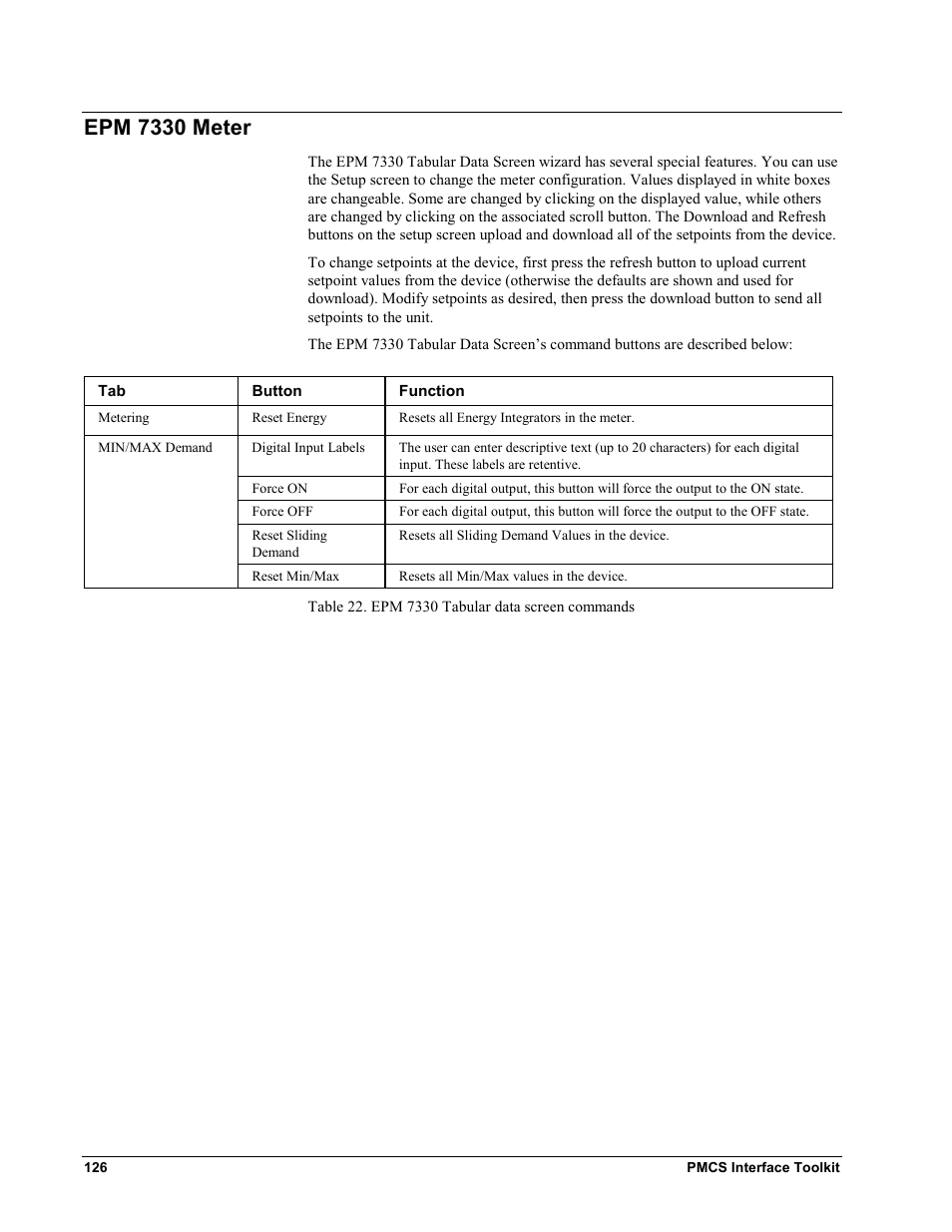 Epm 7330 meter, Epm 7330 m, Eter | GE EPM9450Q User Manual | Page 134 / 304