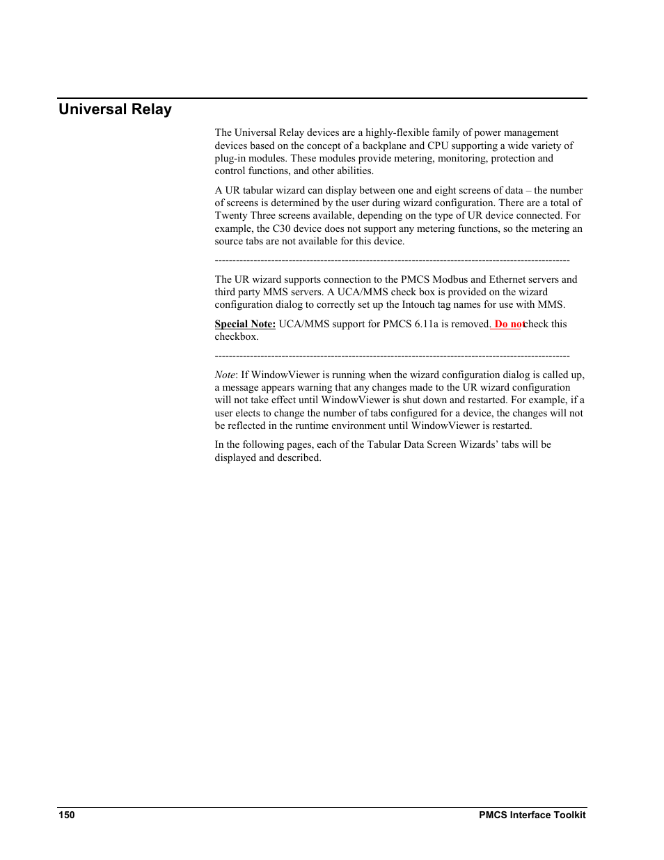 Universal relay, Niversal, Elay | GE EPM9450Q User Manual | Page 158 / 304