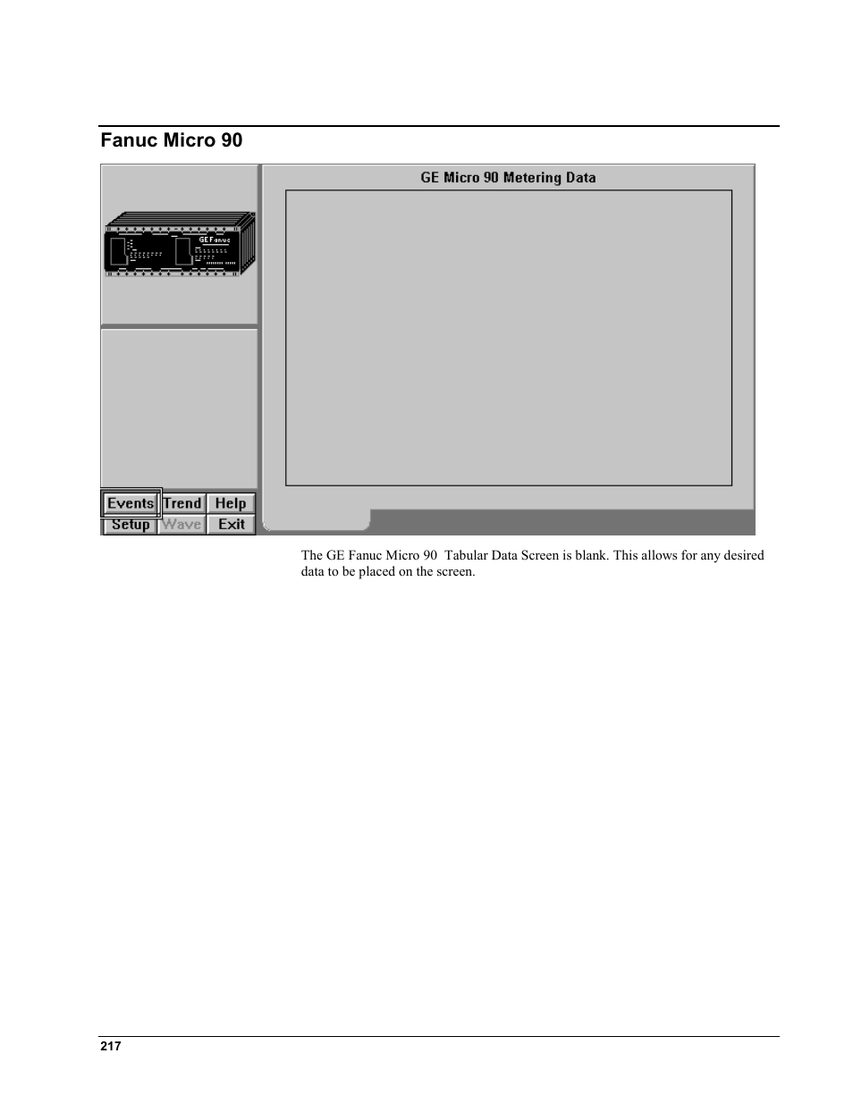 Fanuc micro 90, Anuc, Icro | GE EPM9450Q User Manual | Page 225 / 304