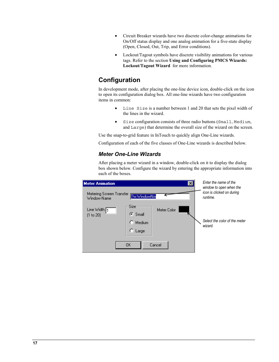 Configuration, Meter one-line wizards | GE EPM9450Q User Manual | Page 25 / 304