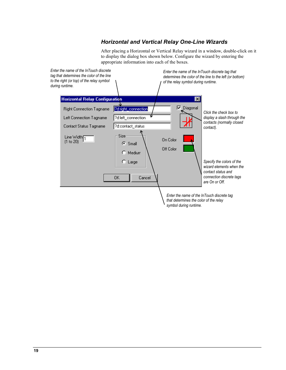 Horizontal and vertical relay one-line wizards | GE EPM9450Q User Manual | Page 27 / 304