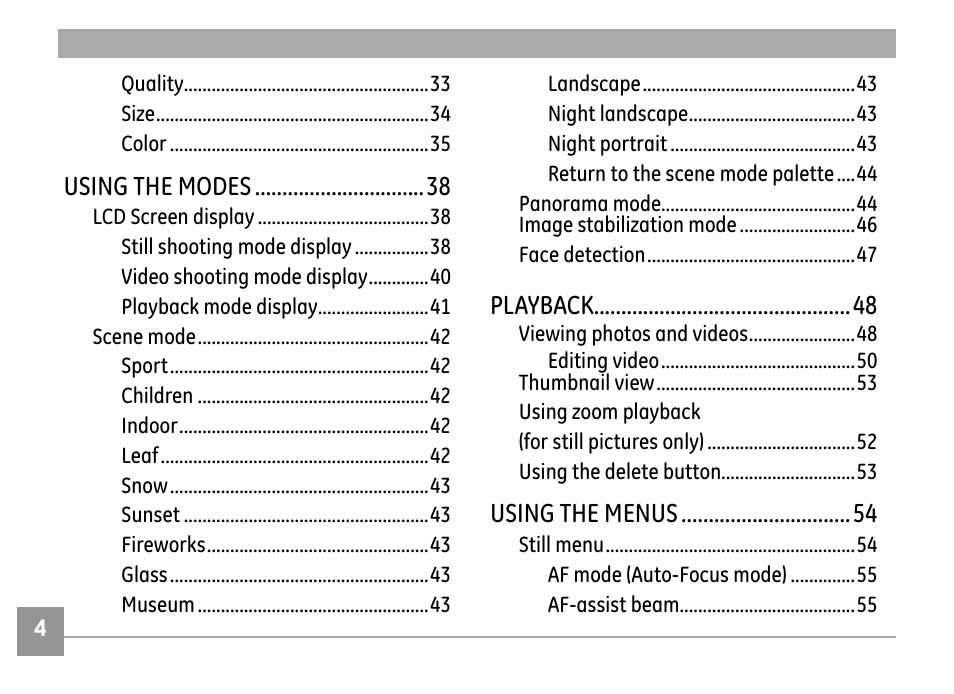 GE E840S User Manual | Page 8 / 106
