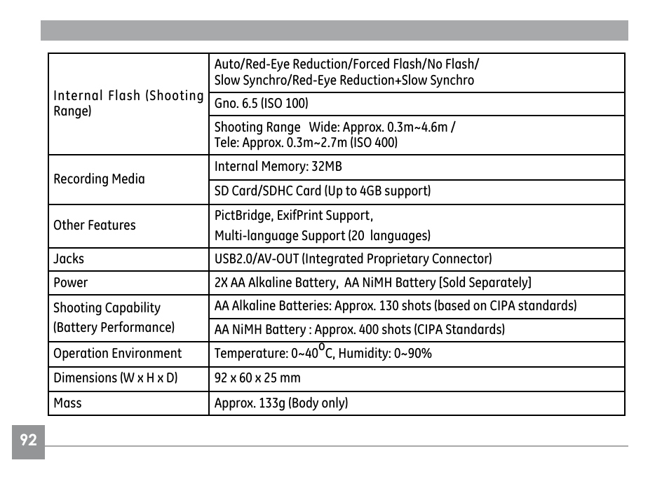 GE E840S User Manual | Page 96 / 106