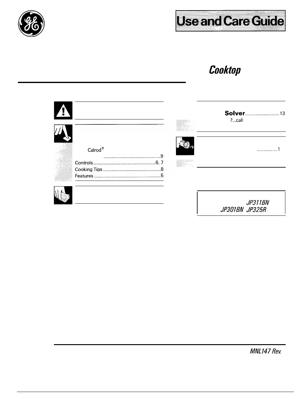 GE JP311BN User Manual | 14 pages