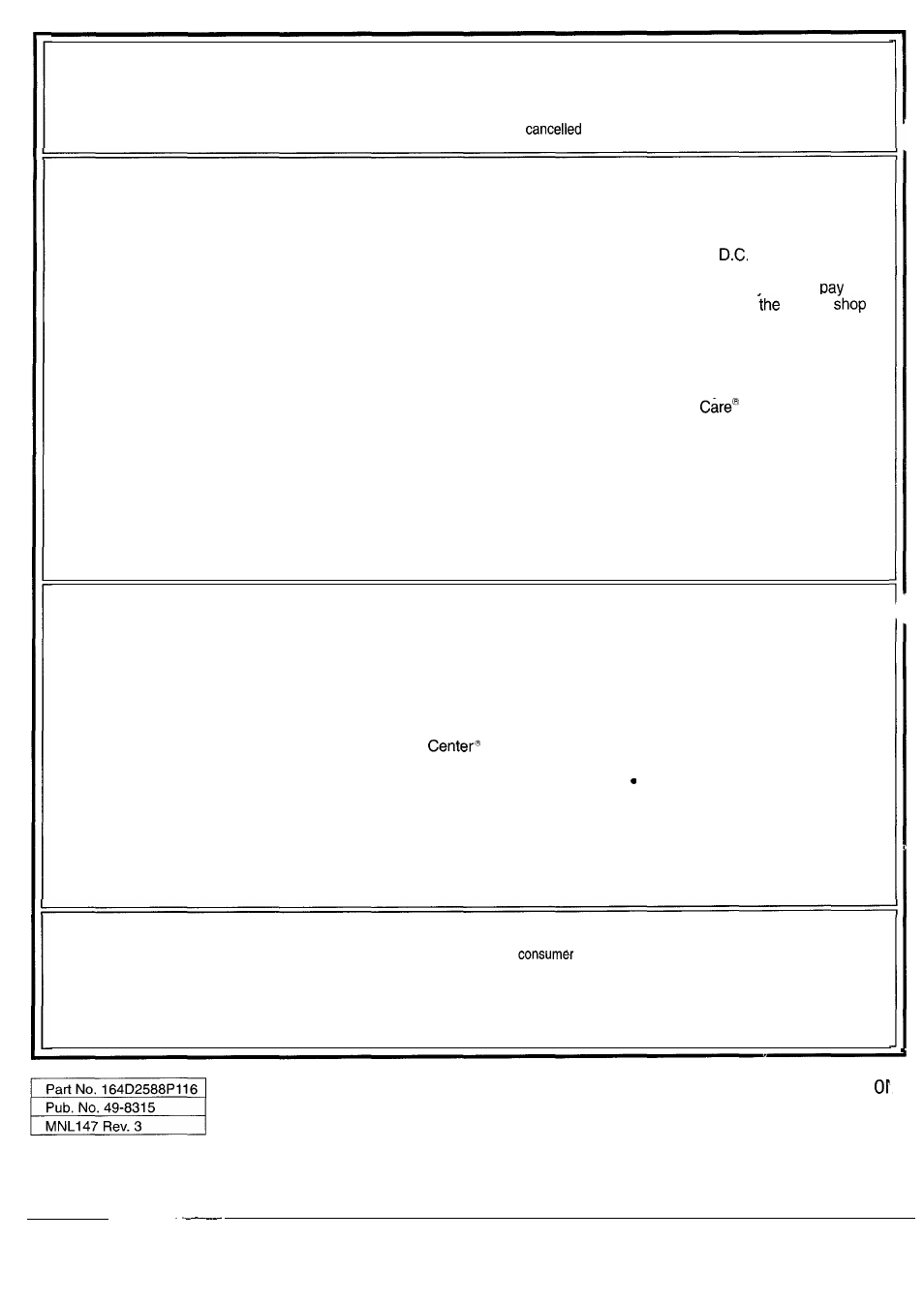 Warranty, Your built-in cooktop, What is covered | What is not covered | GE JP311BN User Manual | Page 14 / 14