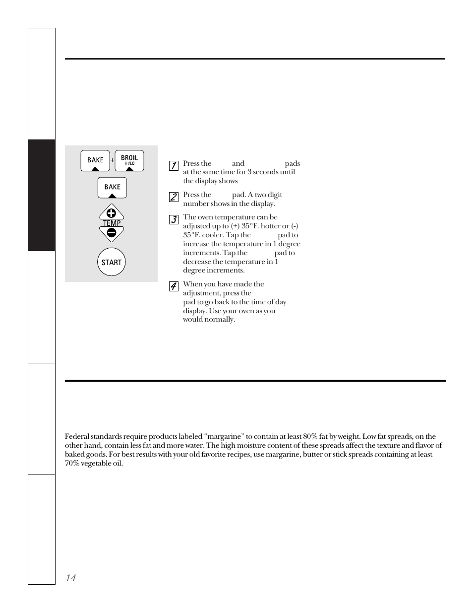 Oven thermostat, Adjust the oven thermostat—do it yourself | GE JKP15 User Manual | Page 14 / 24