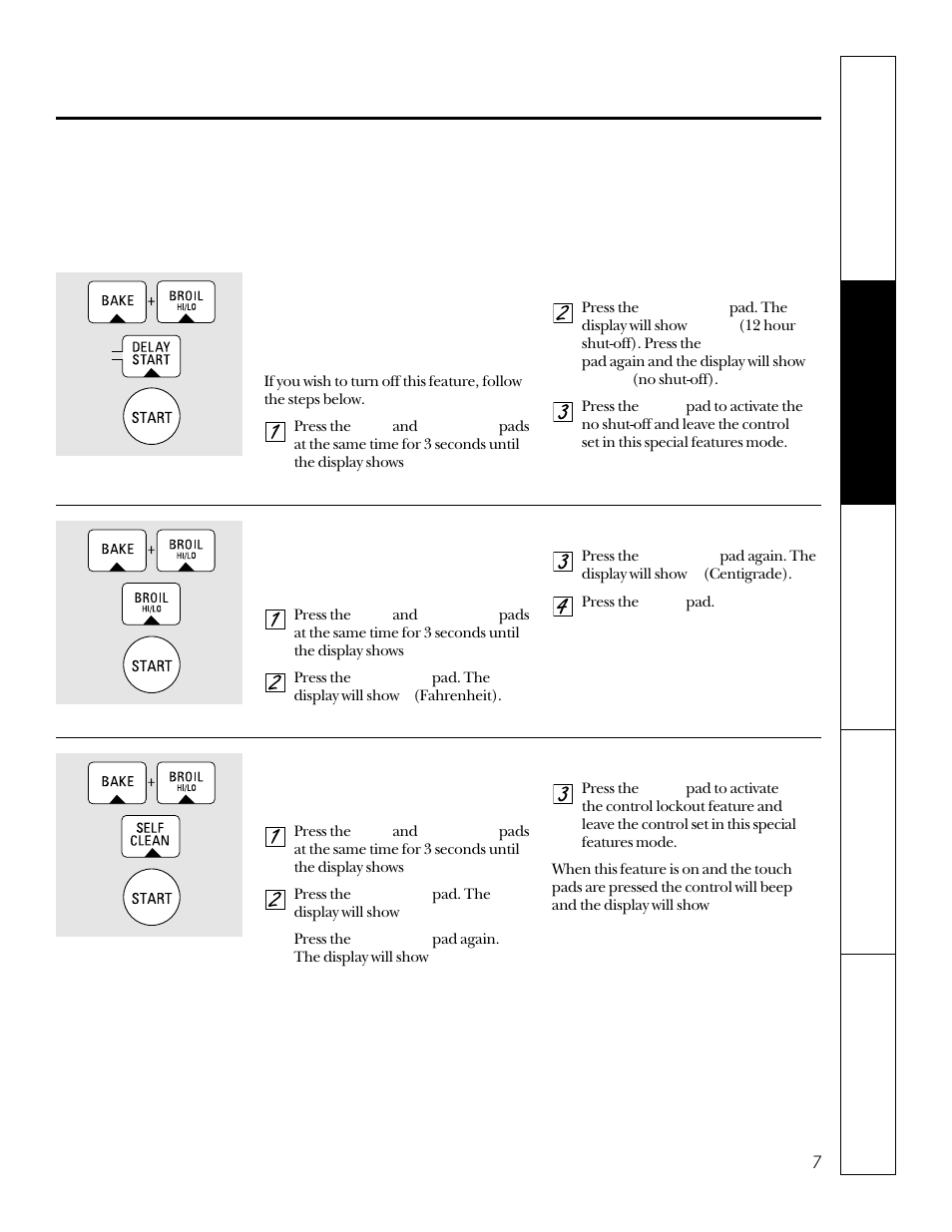 Special features of your oven control | GE JKP15 User Manual | Page 7 / 24
