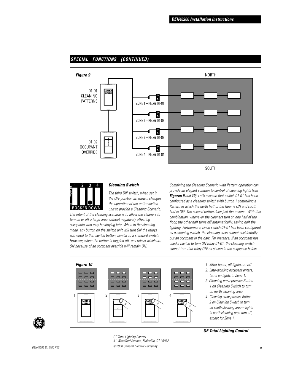 GE PROSYS DEH40206 User Manual | Page 9 / 10