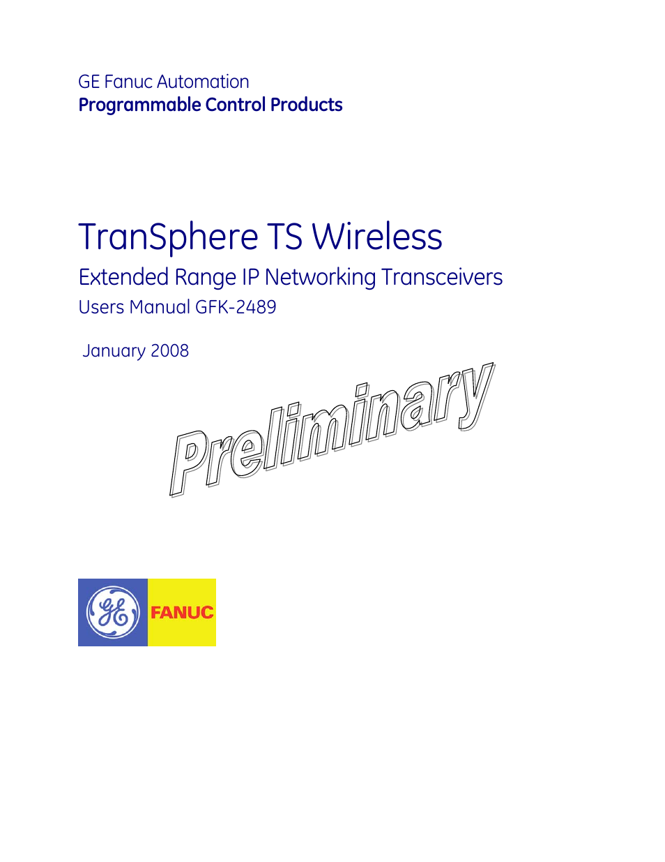 GE GFK-2489 User Manual | 184 pages
