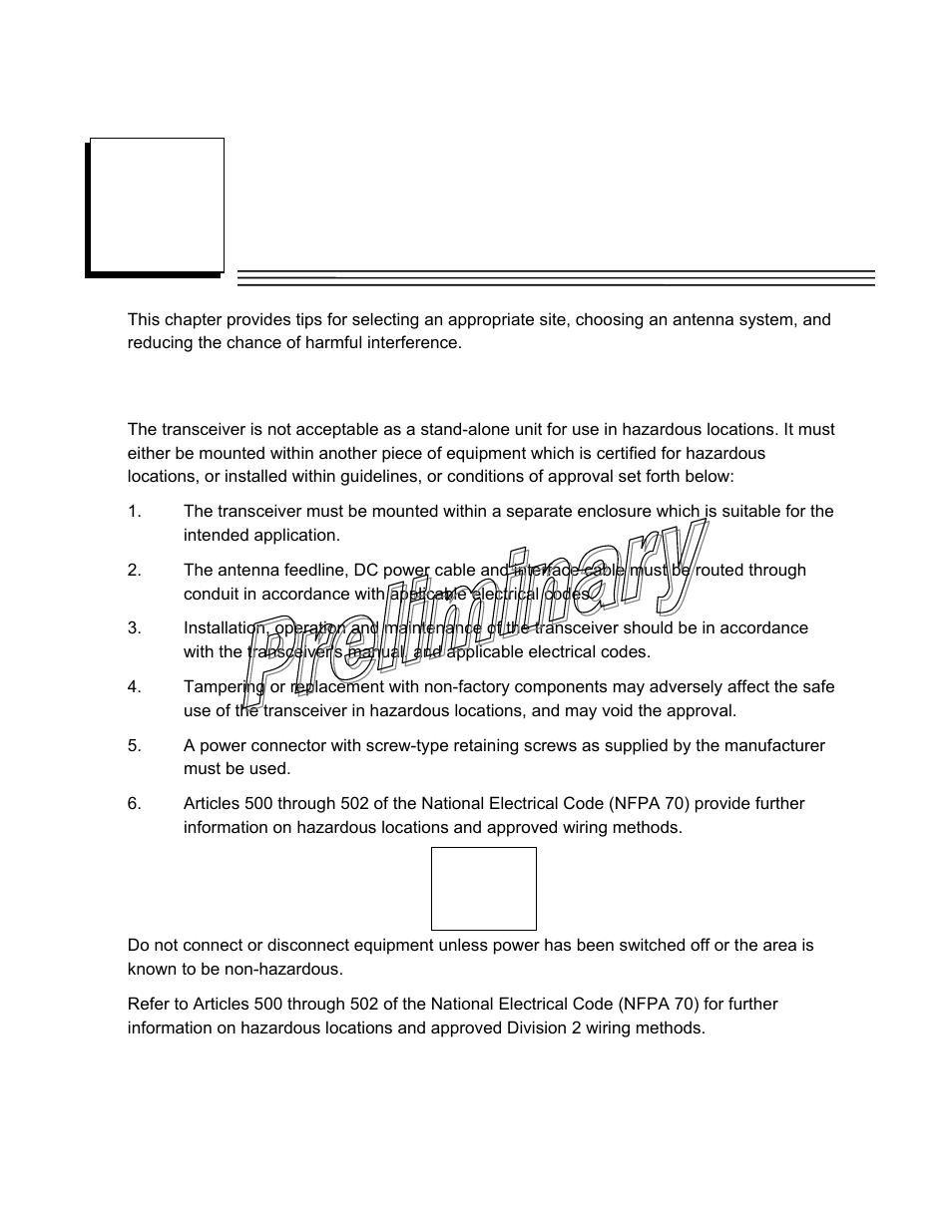 Installation, Installation in hazardous locations, Chapter | GE GFK-2489 User Manual | Page 134 / 184