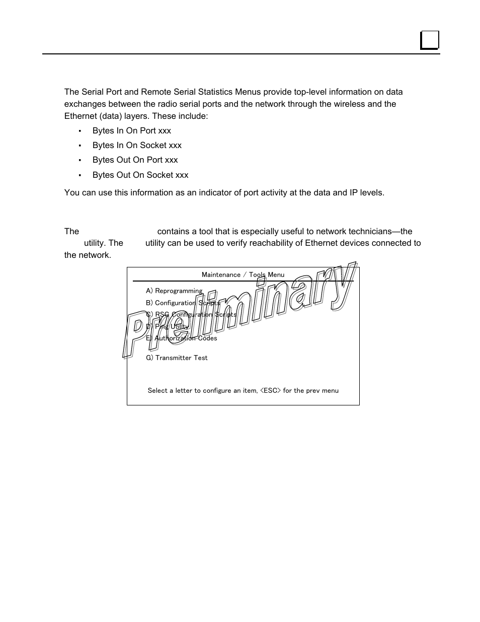 Serial port and remote serial statistics menus, Diagnostic tools | GE GFK-2489 User Manual | Page 158 / 184