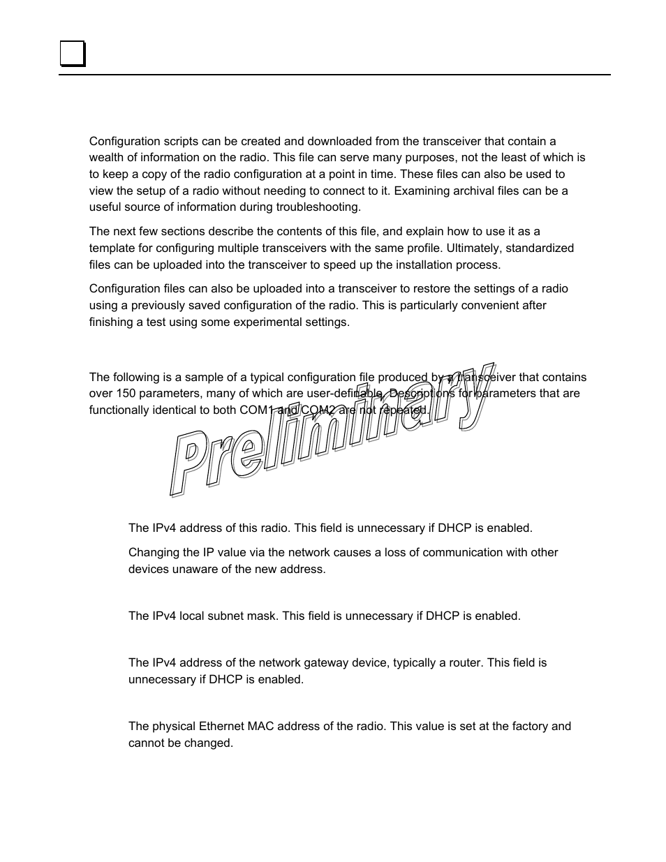 Using configuration scripts, Sample of an exported configuration file | GE GFK-2489 User Manual | Page 165 / 184