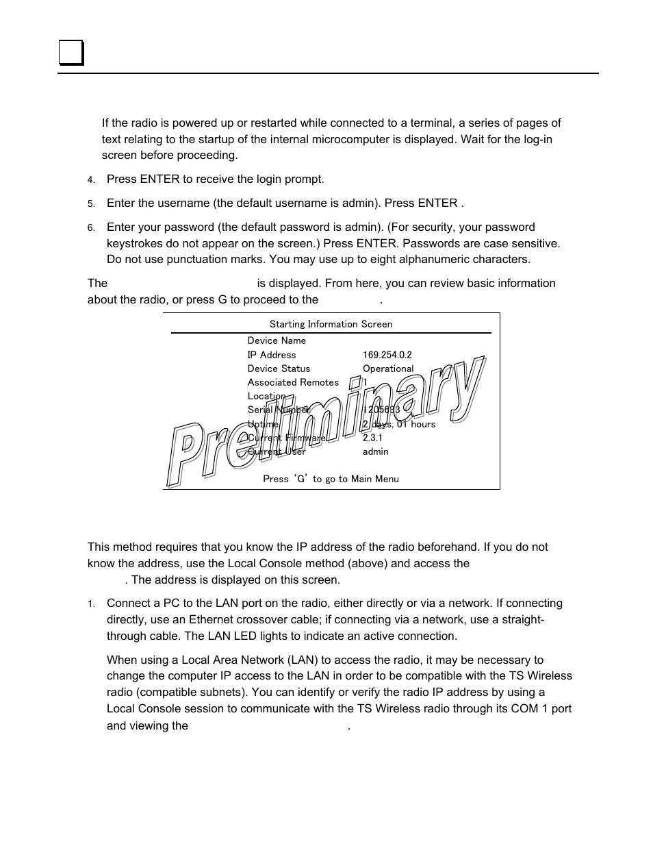 Starting a telnet session | GE GFK-2489 User Manual | Page 39 / 184