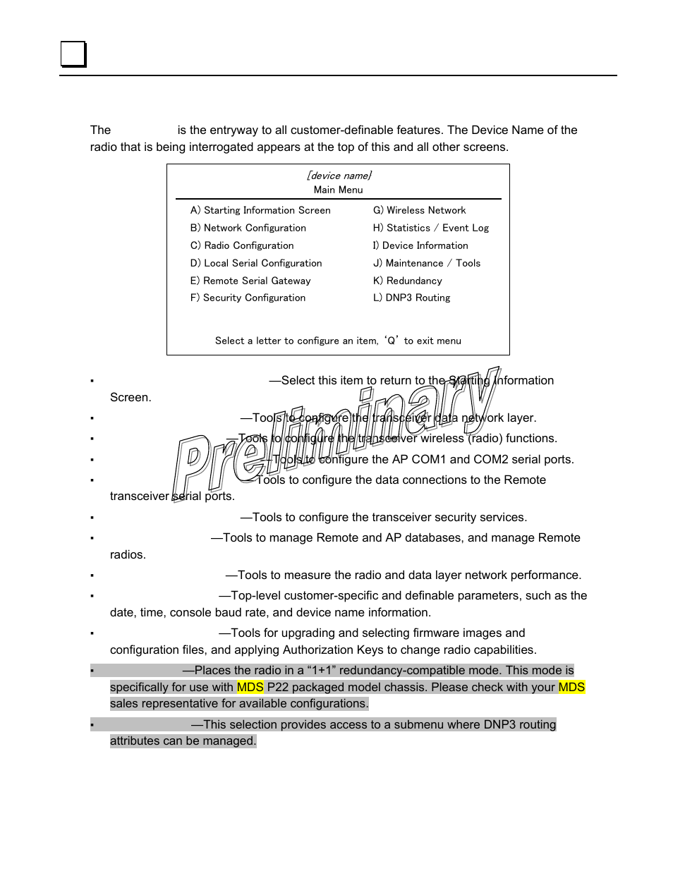 Main menu | GE GFK-2489 User Manual | Page 45 / 184