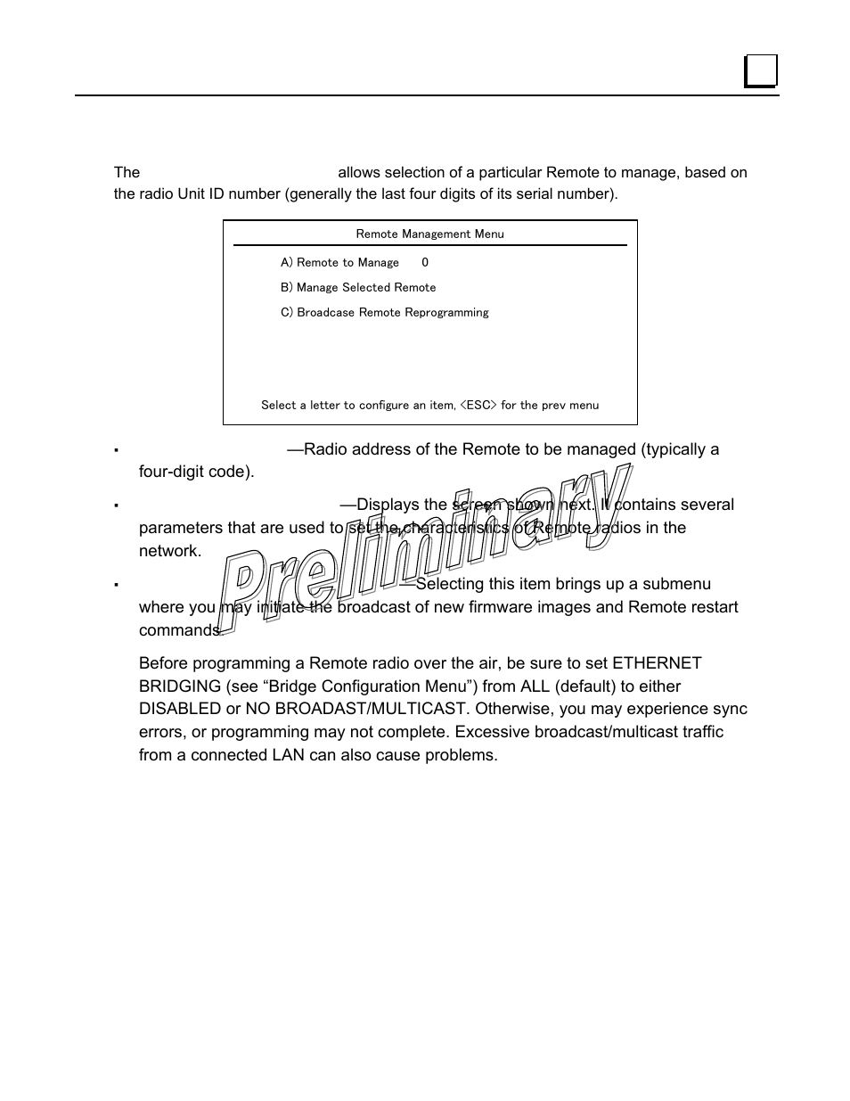 Remote management submenu | GE GFK-2489 User Manual | Page 70 / 184