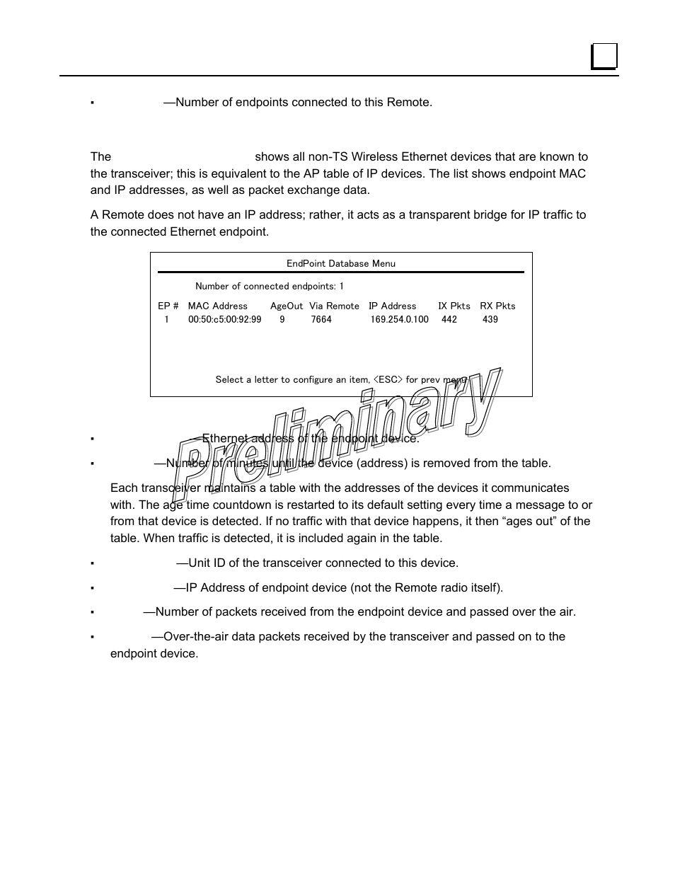 Endpo in t database menu | GE GFK-2489 User Manual | Page 74 / 184