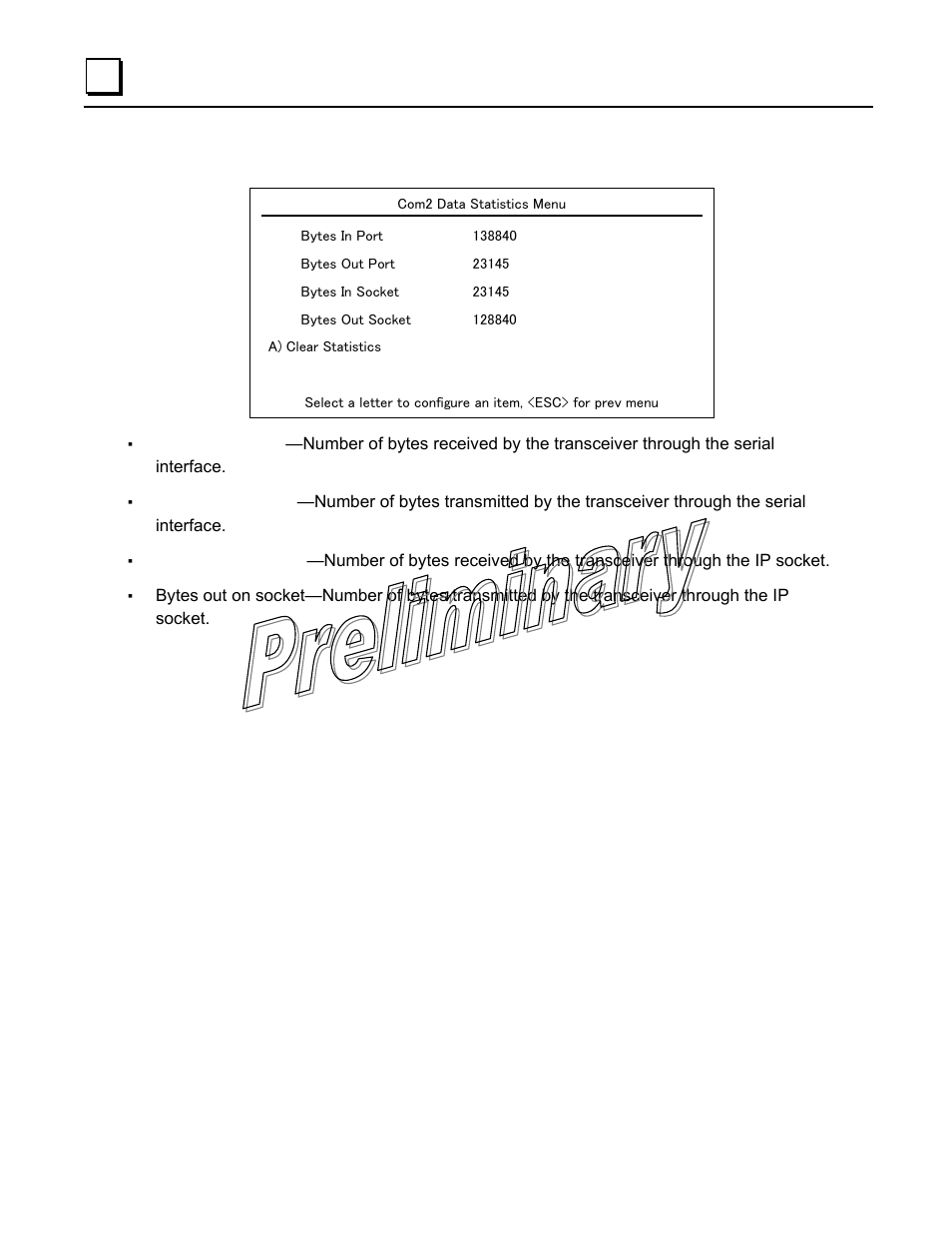 Com1 and com2 data statistics menus | GE GFK-2489 User Manual | Page 77 / 184