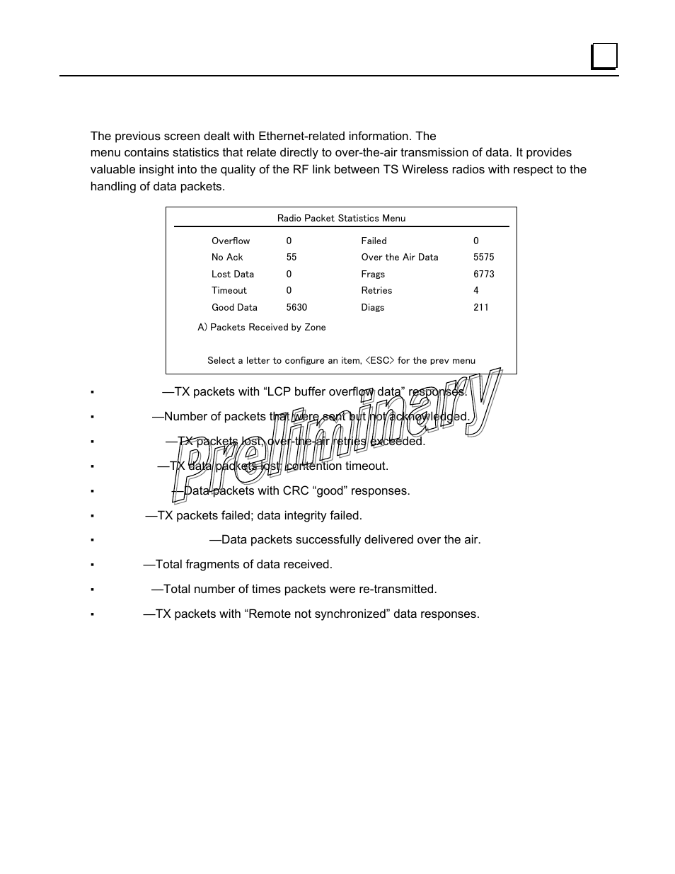 Radio packet statistics | GE GFK-2489 User Manual | Page 80 / 184