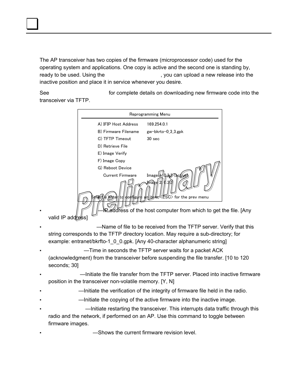 Reprogramming menu | GE GFK-2489 User Manual | Page 85 / 184